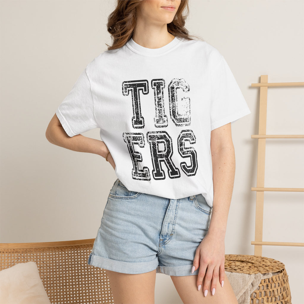 Tigers Vintage Distressed Tee