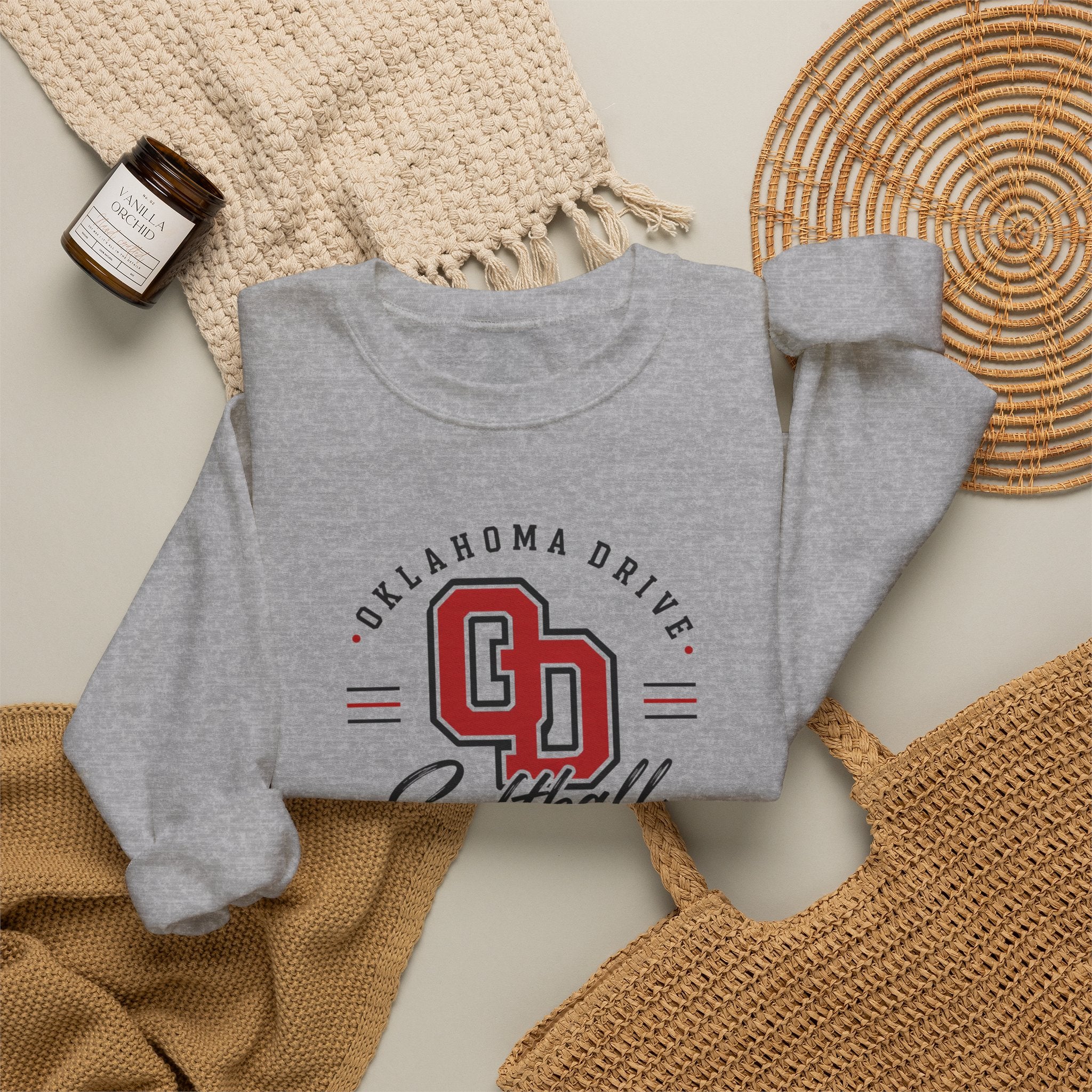 Oklahoma Drive Softball Crewneck Sweatshirt