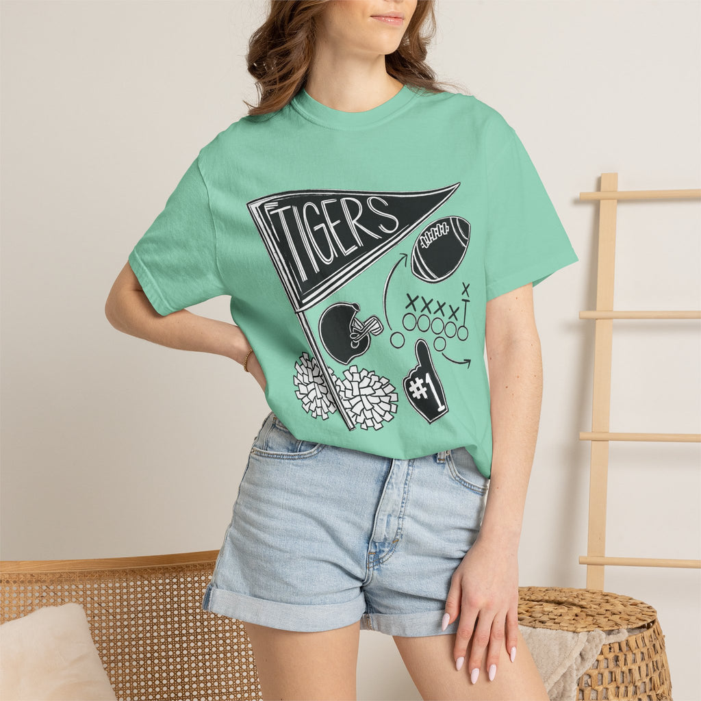 Tigers Football Graphic T-Shirt