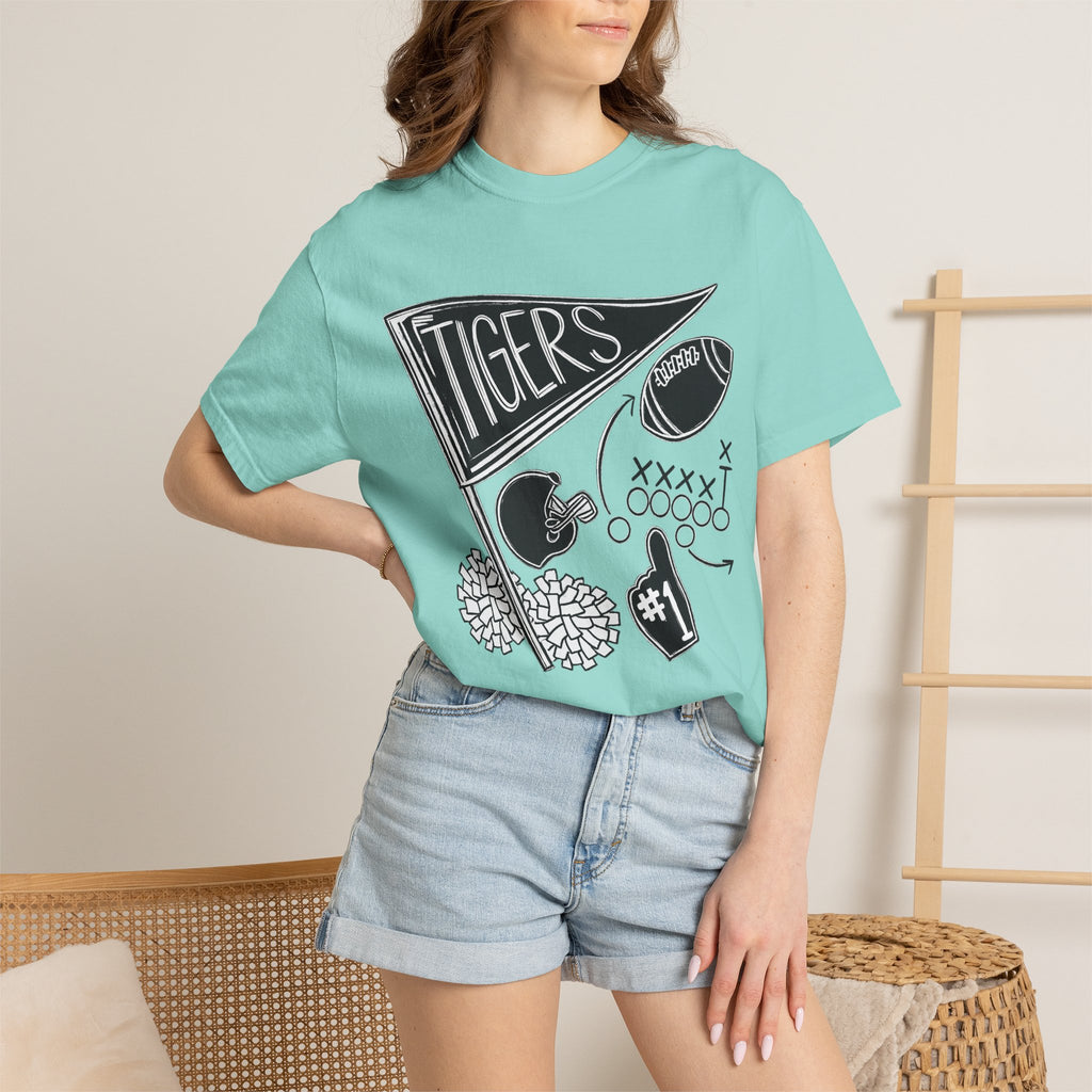 Tigers Football Graphic T-Shirt