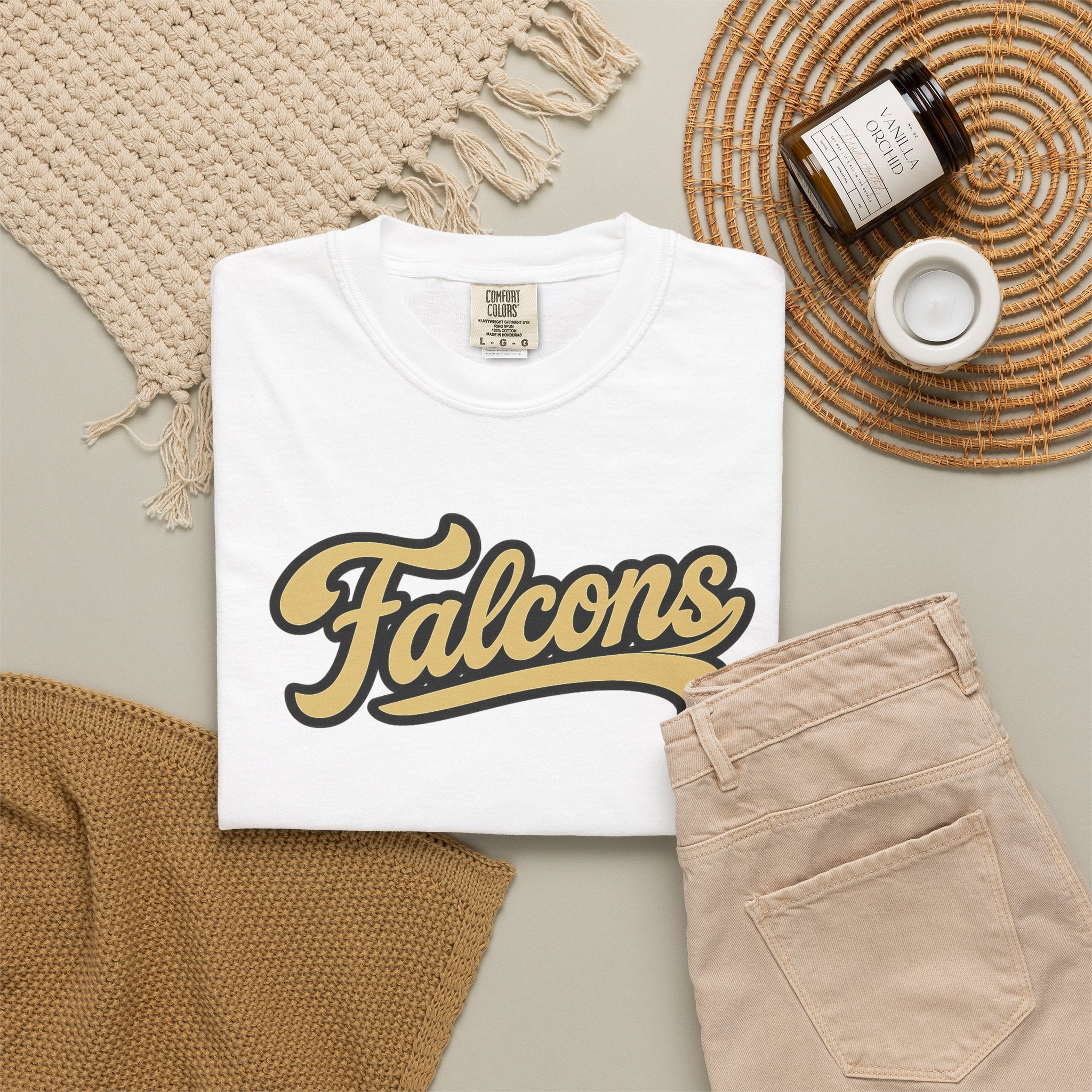 Falcons Script Logo T‑Shirt