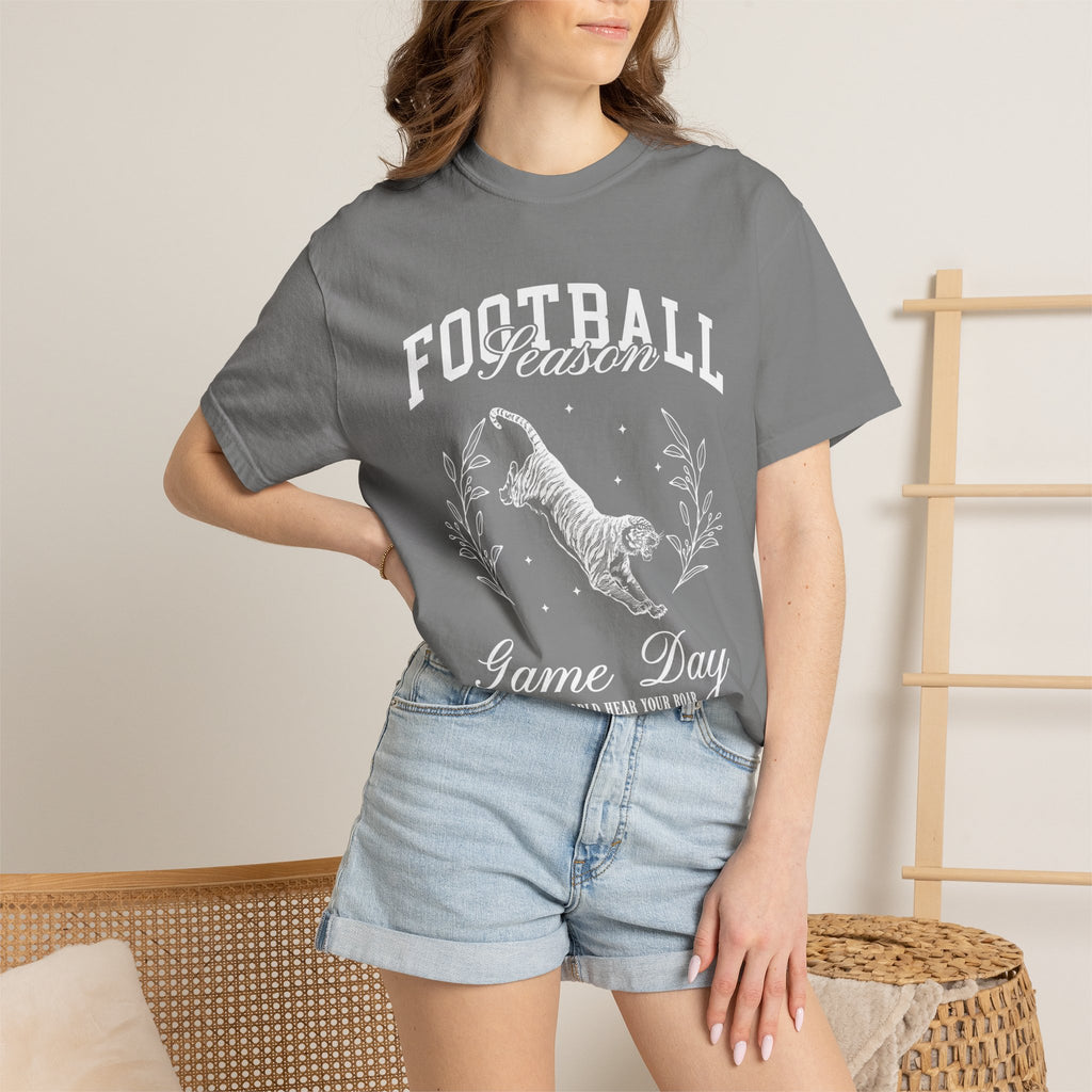Football Season Game Day T-Shirt — Vintage Tiger Tailgate Tee