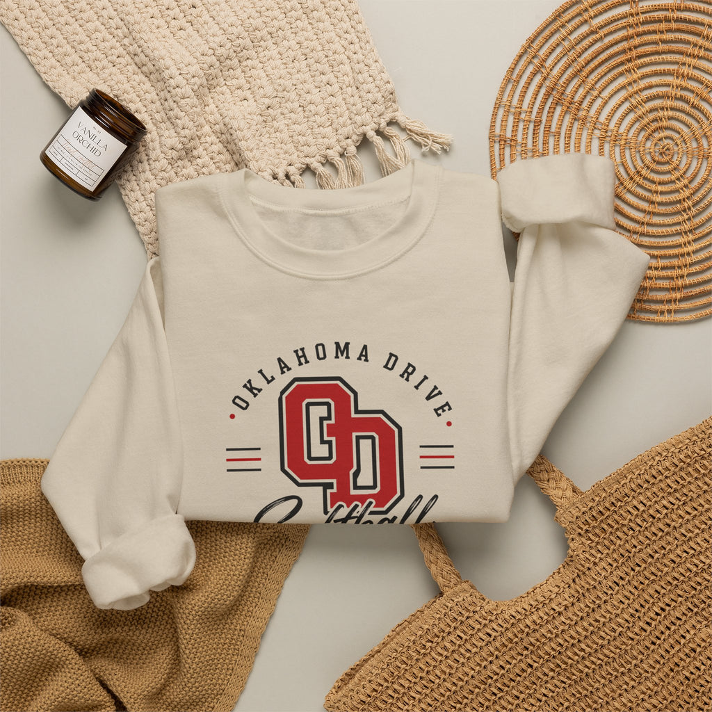 Oklahoma Drive Softball Crewneck Sweatshirt