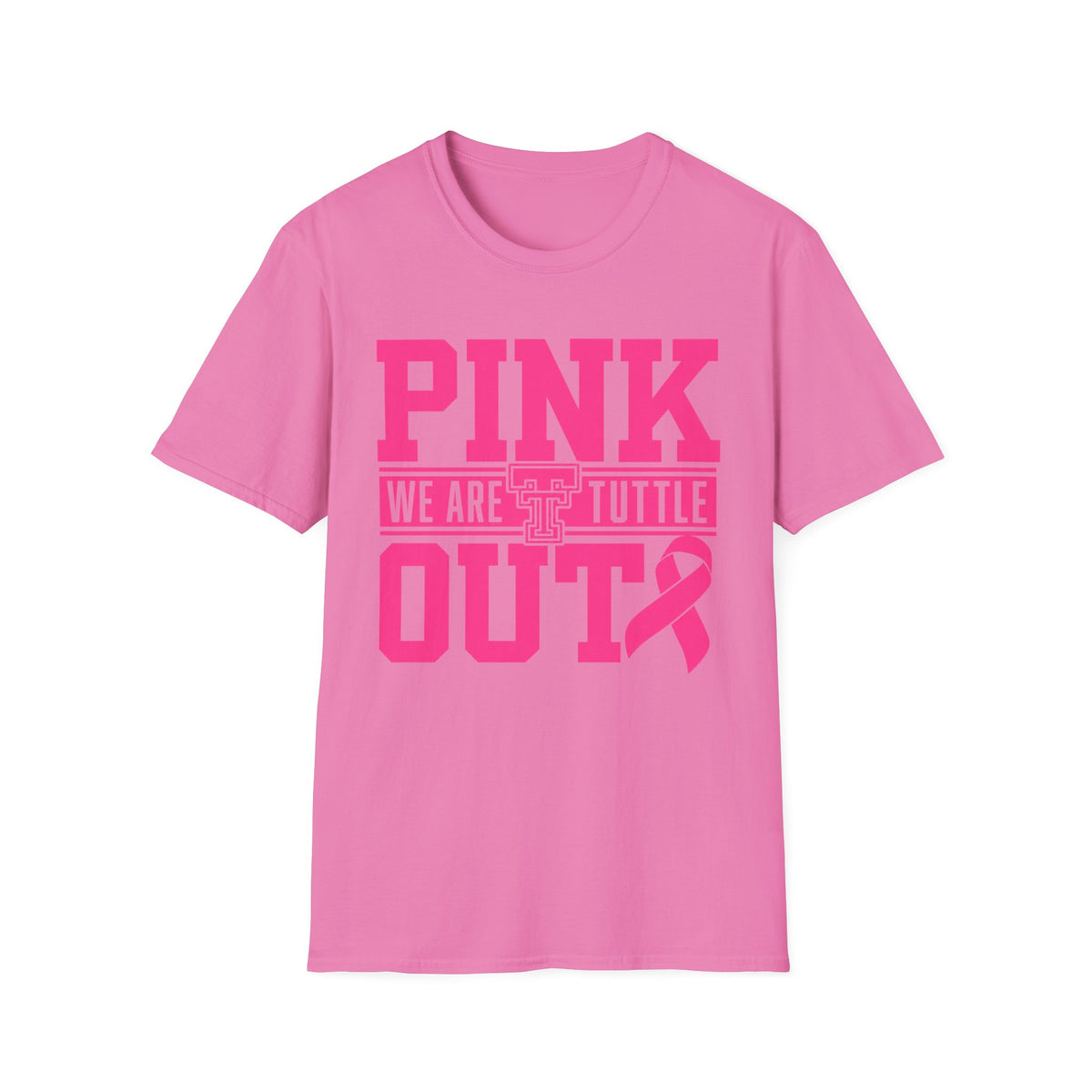 We Are Tuttle Pink Out T-Shirt — Adult Gildan
