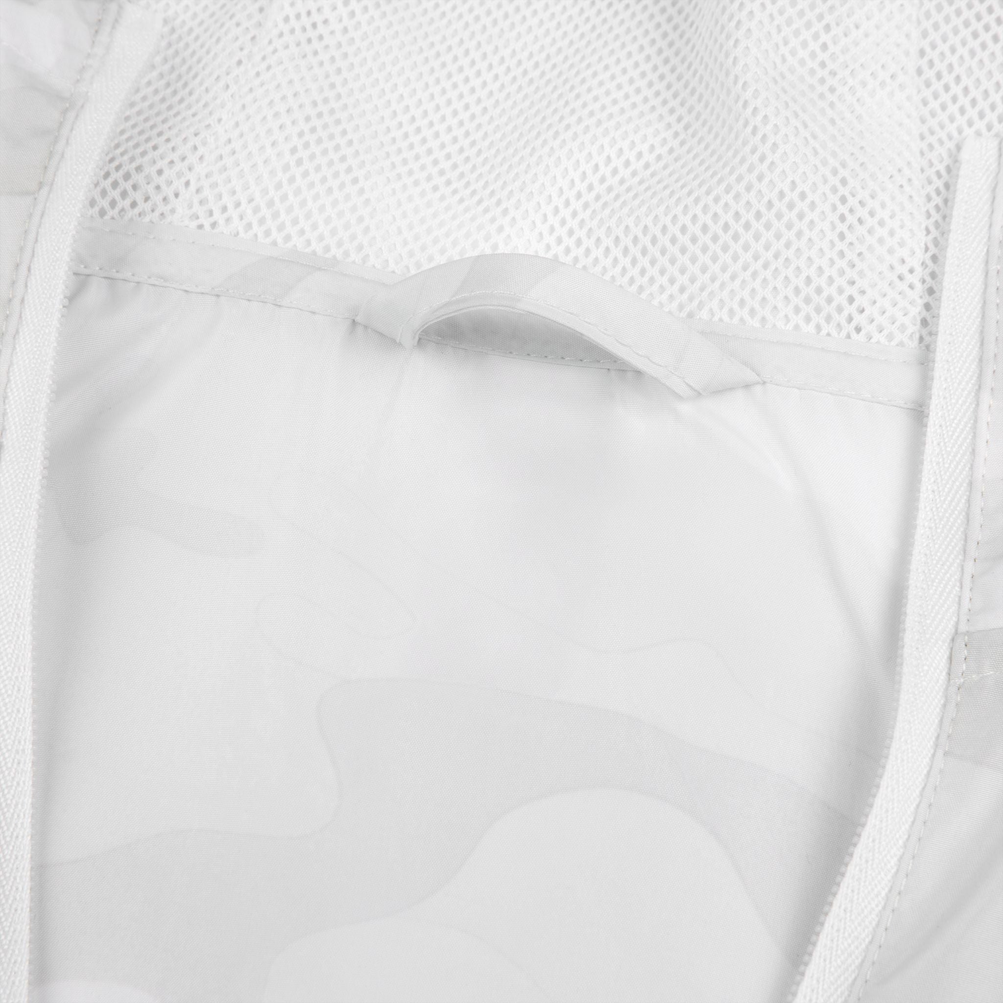 GT Windbreaker Jacket — White Lightweight Full‑Zip Hoodie