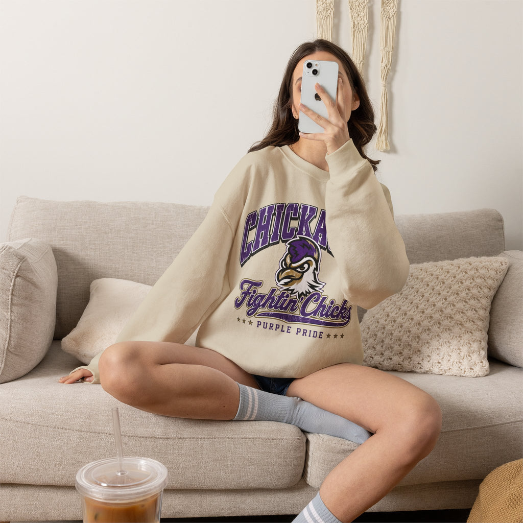 Chickasha Fightin' Chicks Crewneck Sweatshirt