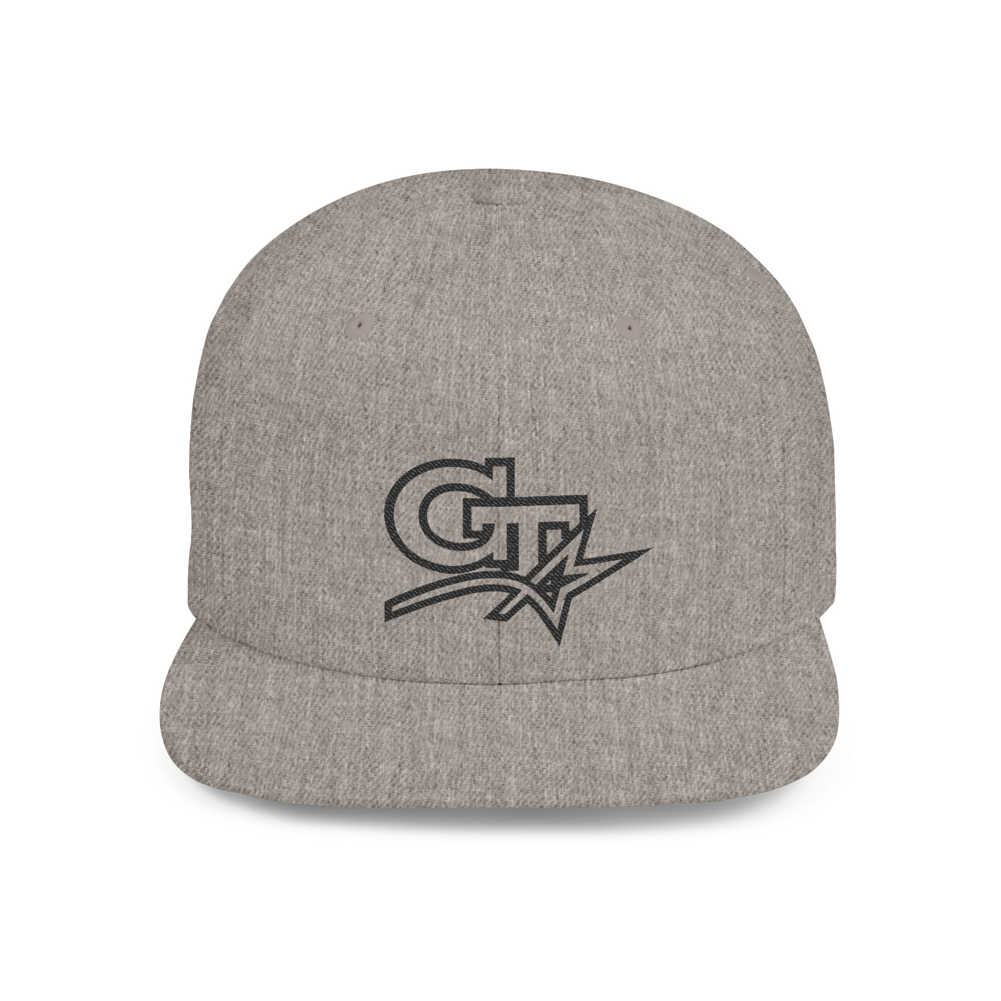 Flat Bill Snapback Hat — GT Futures Embroidered Logo