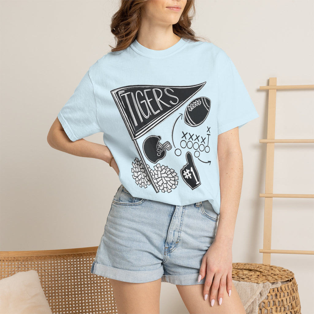 Tigers Football Graphic T-Shirt