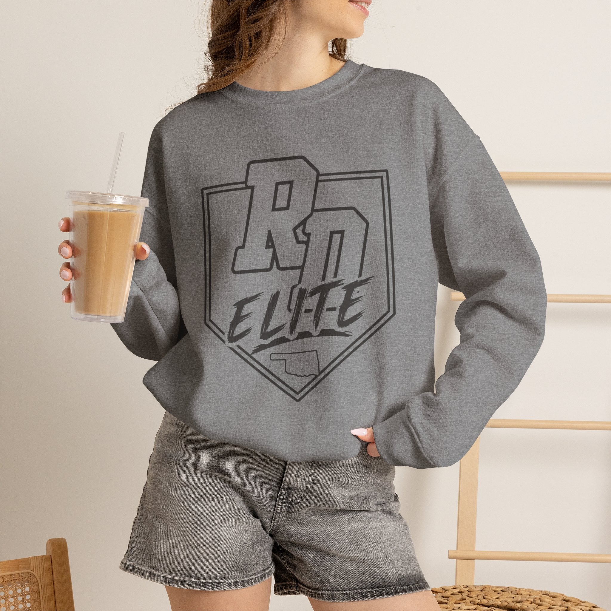 RD Elite Crewneck Sweatshirt — Athletic Vintage Logo Pullover