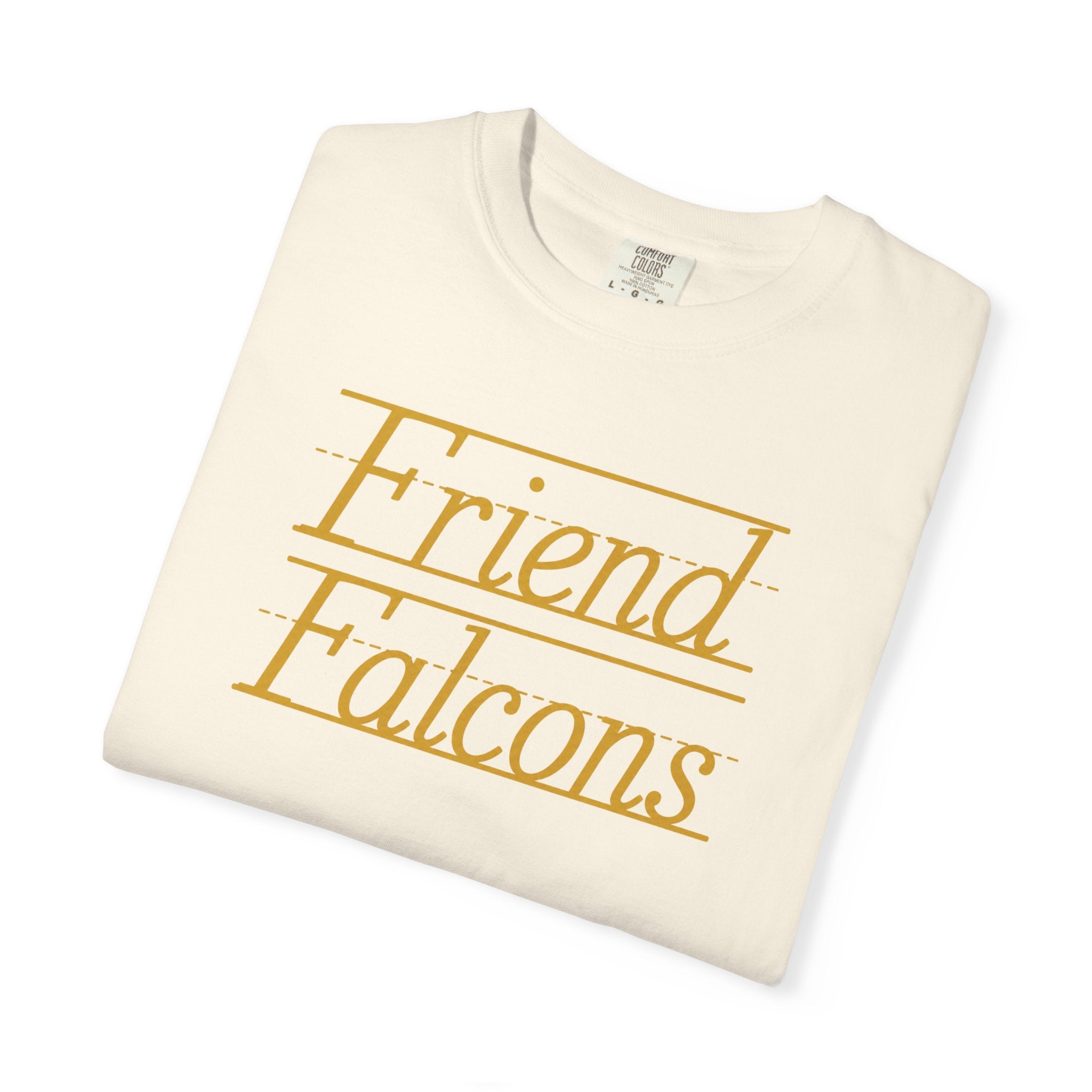 Friend Falcons T-Shirt — Vintage Script School Spirit Tee