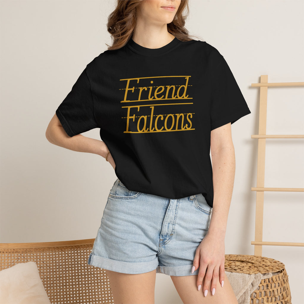 Friend Falcons T-Shirt — Vintage Script School Spirit Tee