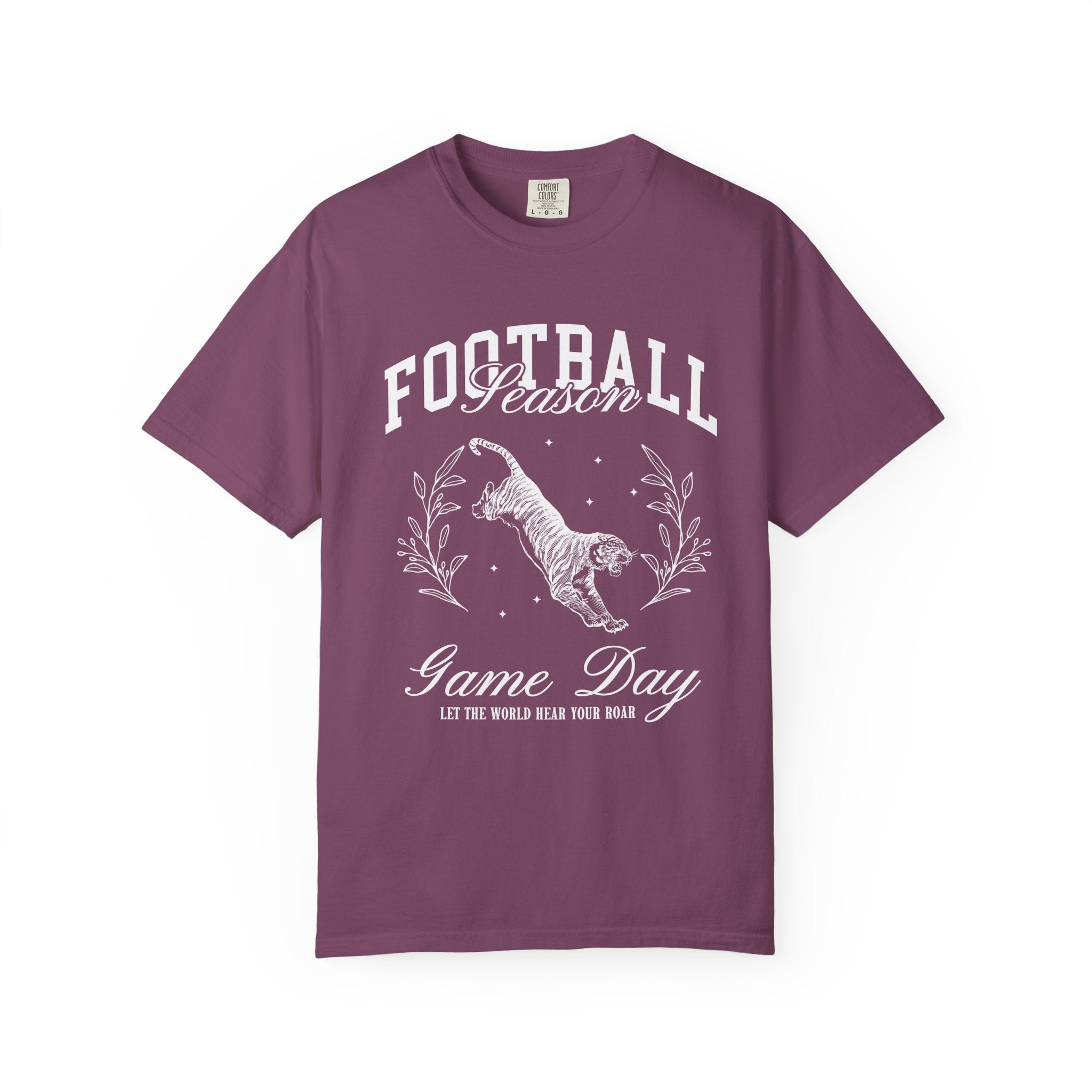 Football Season Game Day T-Shirt — Vintage Tiger Tailgate Tee