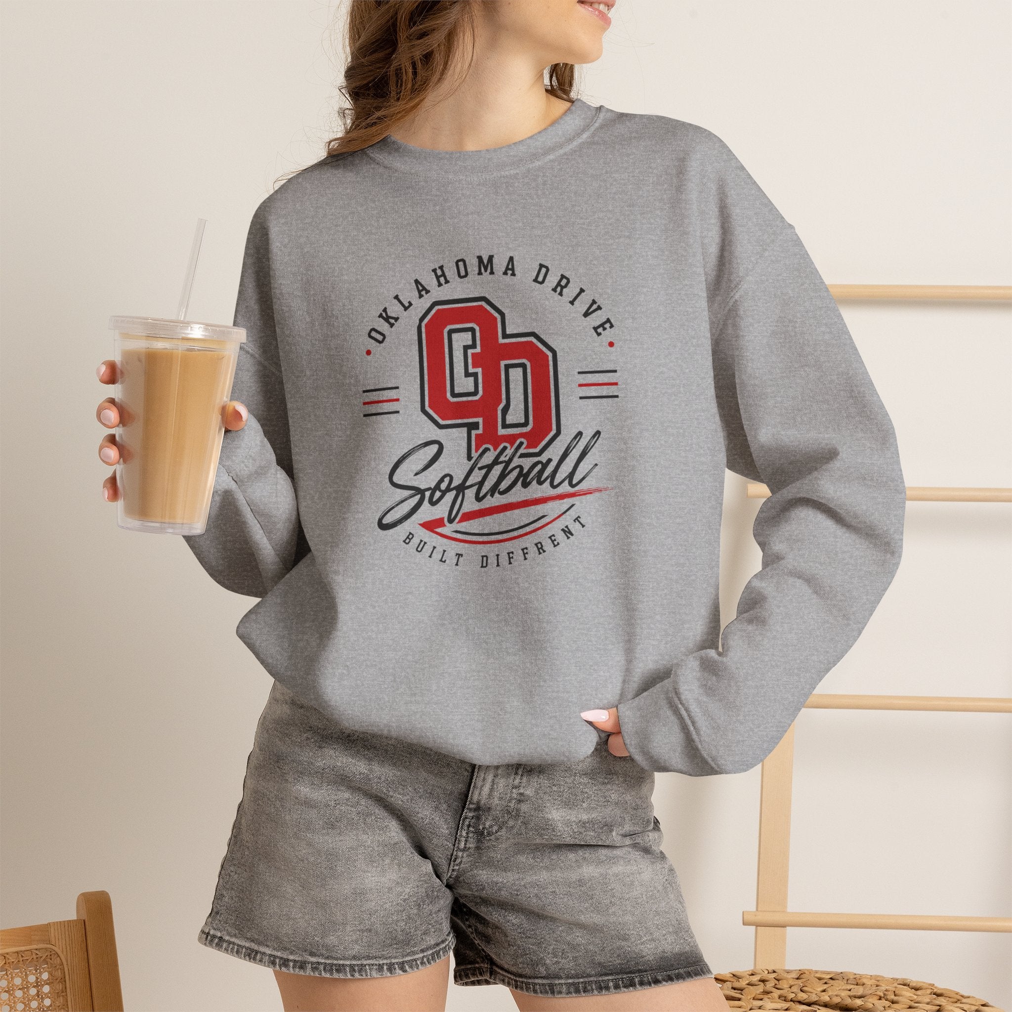 Oklahoma Drive Softball Crewneck Sweatshirt