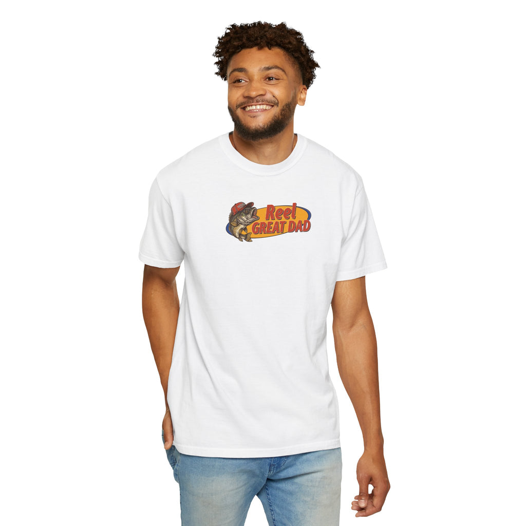 Reel Great Dad T‑Shirt — Fishing Dad Graphic Tee