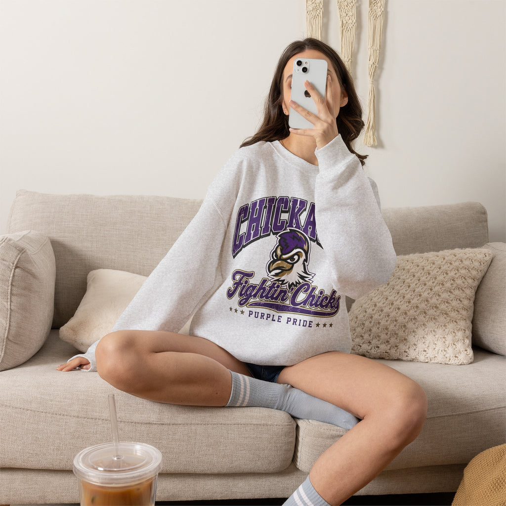Chickasha Fightin' Chicks Crewneck Sweatshirt