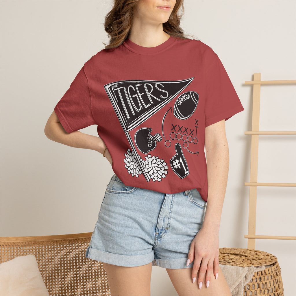 Tigers Football Graphic T-Shirt