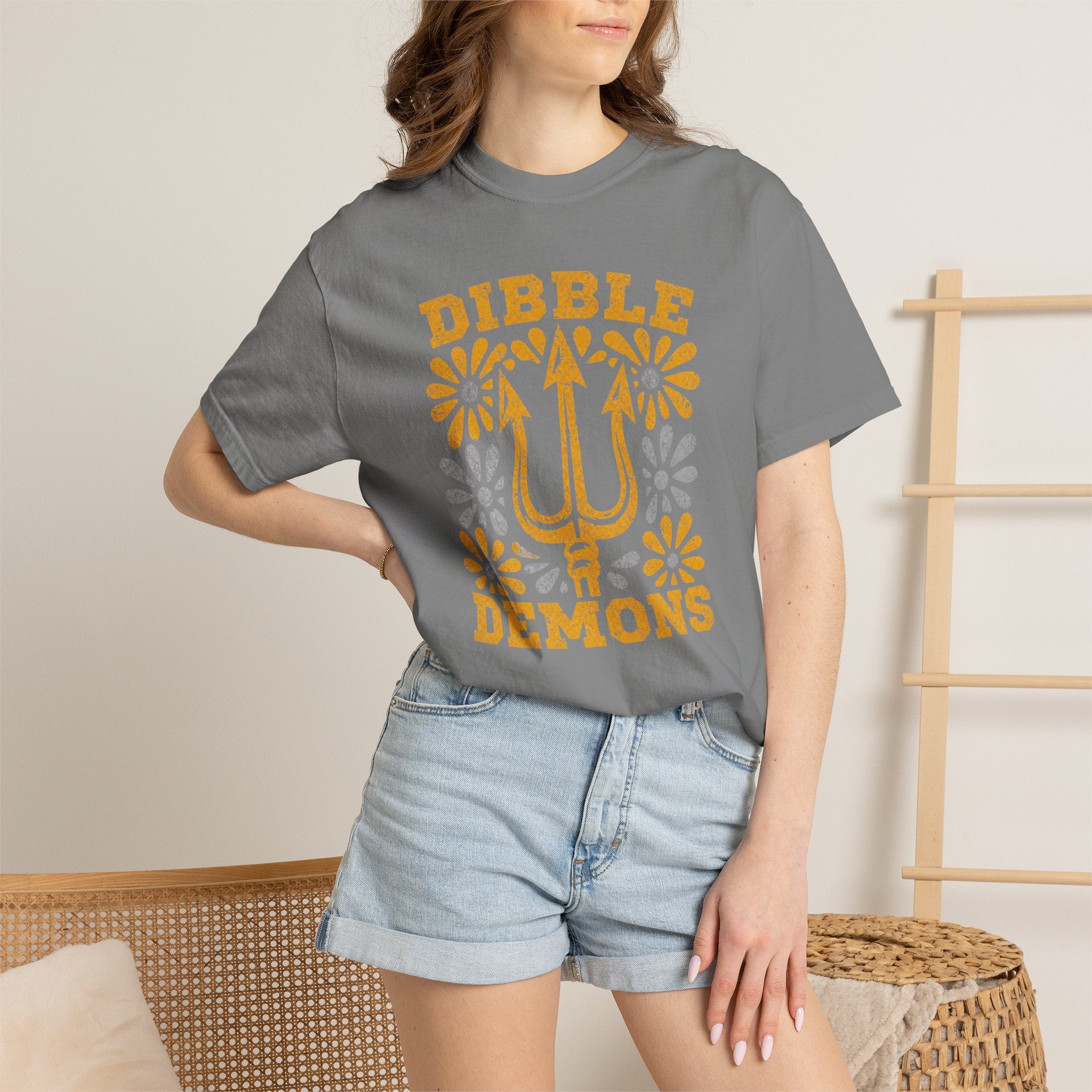 Dibble Demons Floral Trident T-Shirt