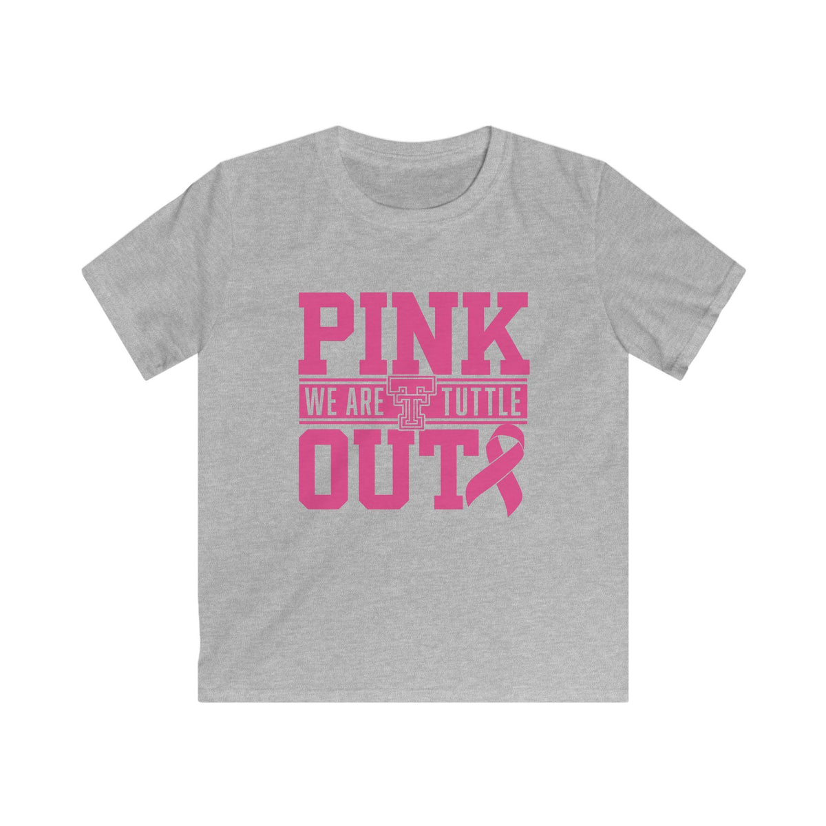 Pink Out Tuttle Tee — Youth Gildan