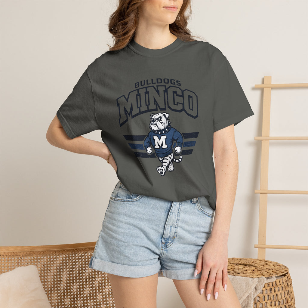 Minco Bulldogs Vintage Mascot T-Shirt