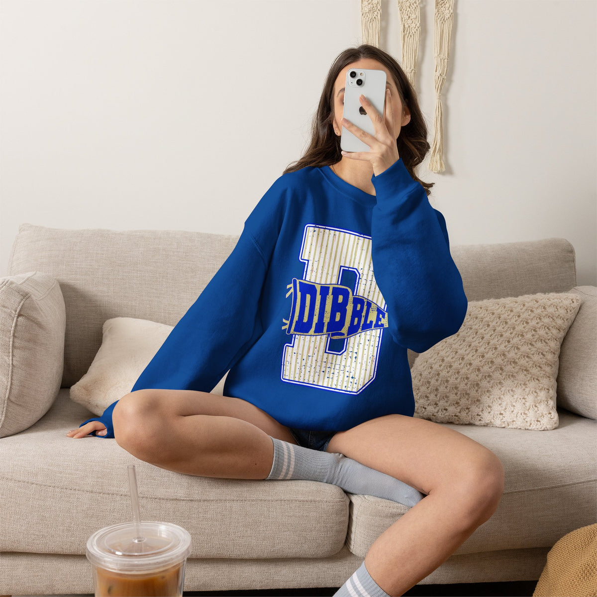 Dibble Varsity Letter Crewneck Sweatshirt