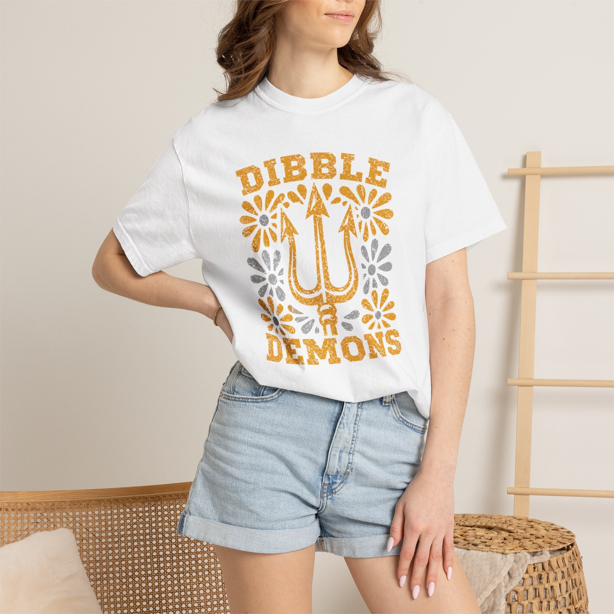 Dibble Demons Floral Trident T-Shirt