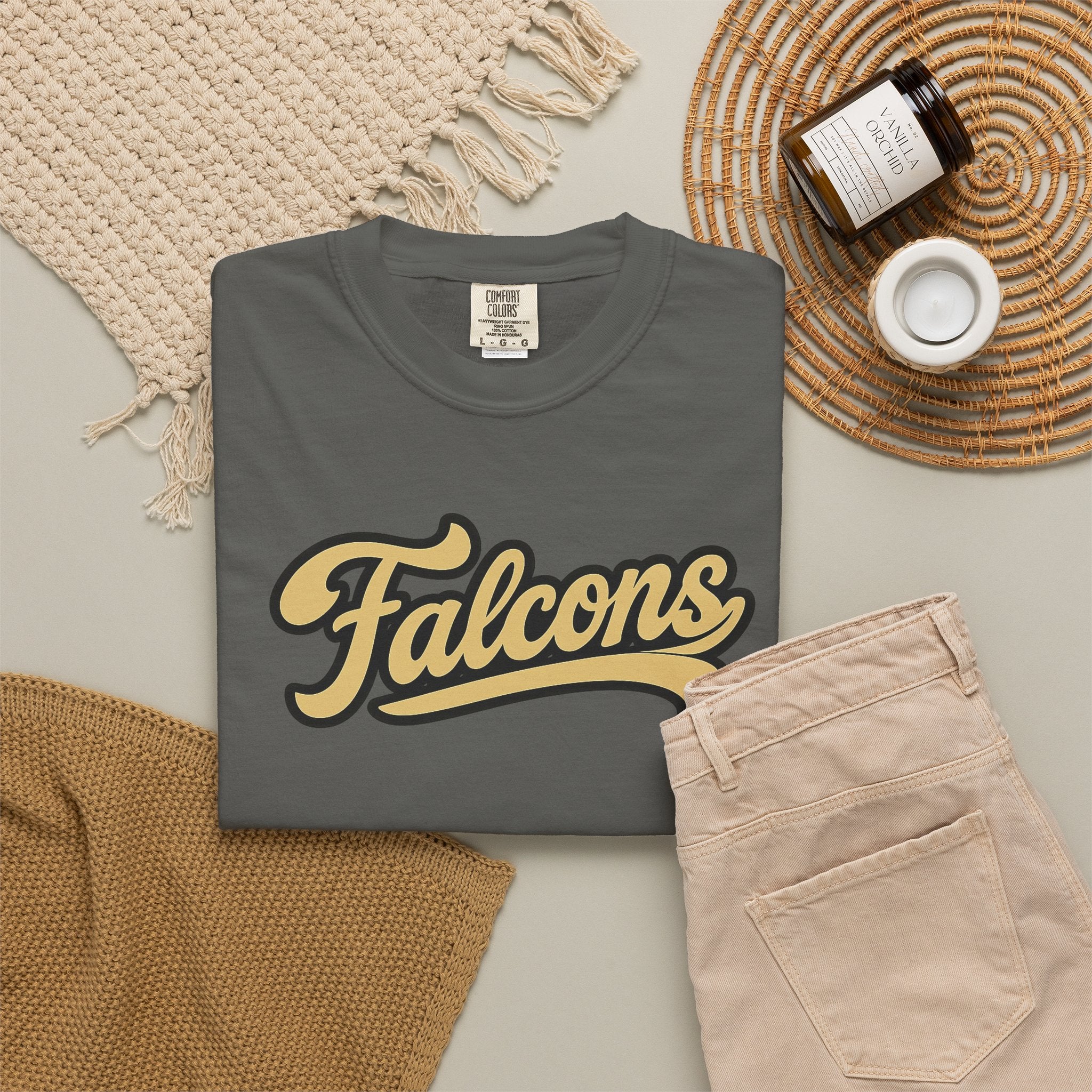 Falcons Script Logo T‑Shirt
