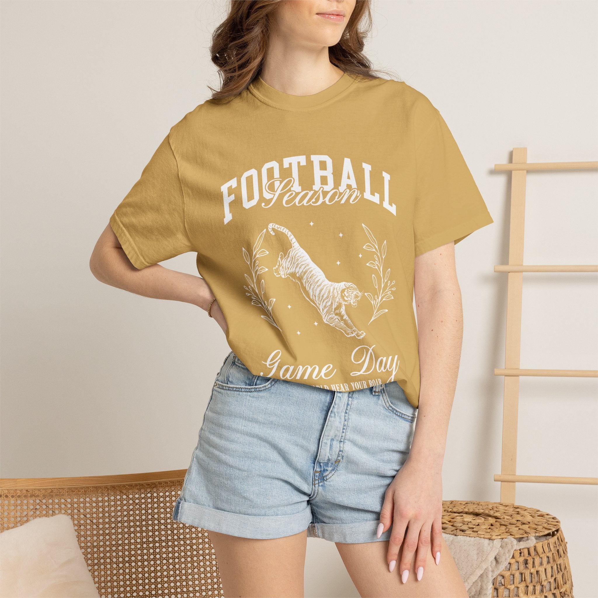 Football Season Game Day T-Shirt — Vintage Tiger Tailgate Tee