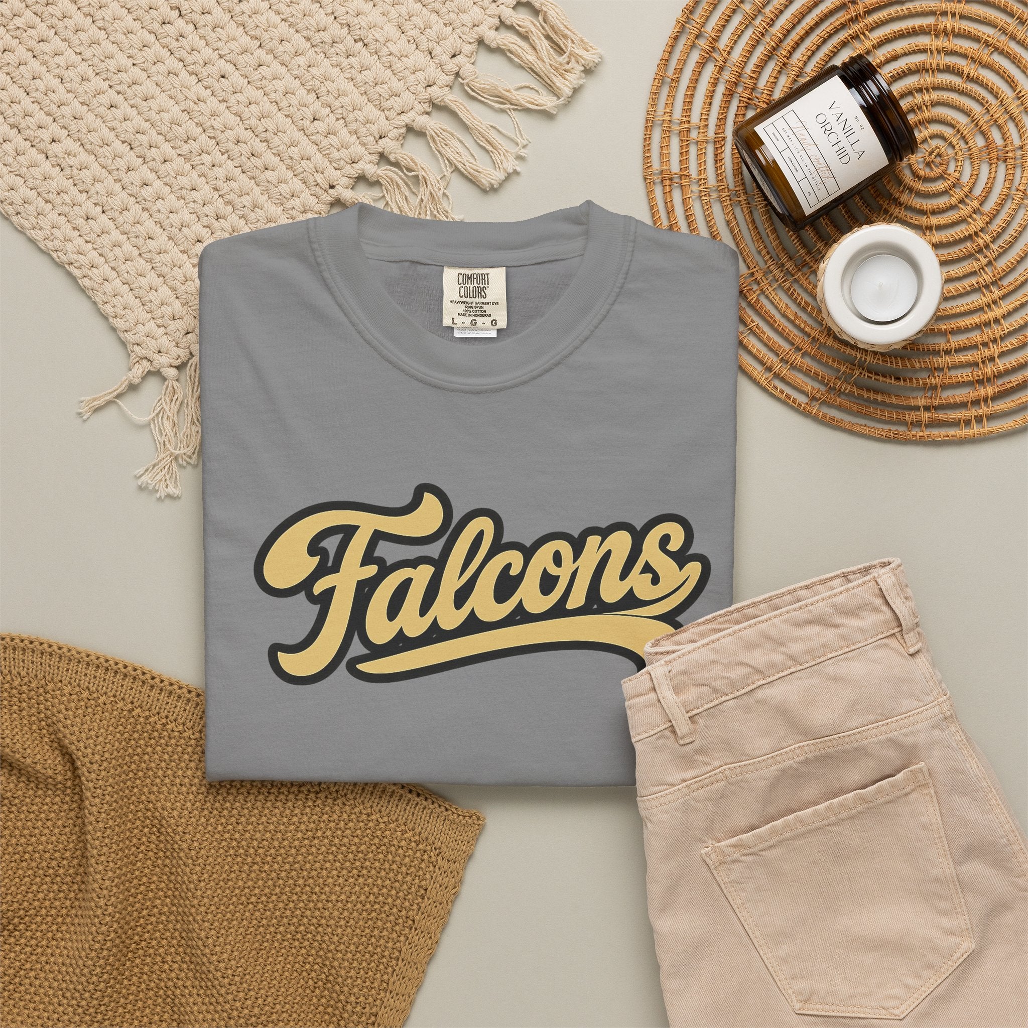 Falcons Script Logo T‑Shirt
