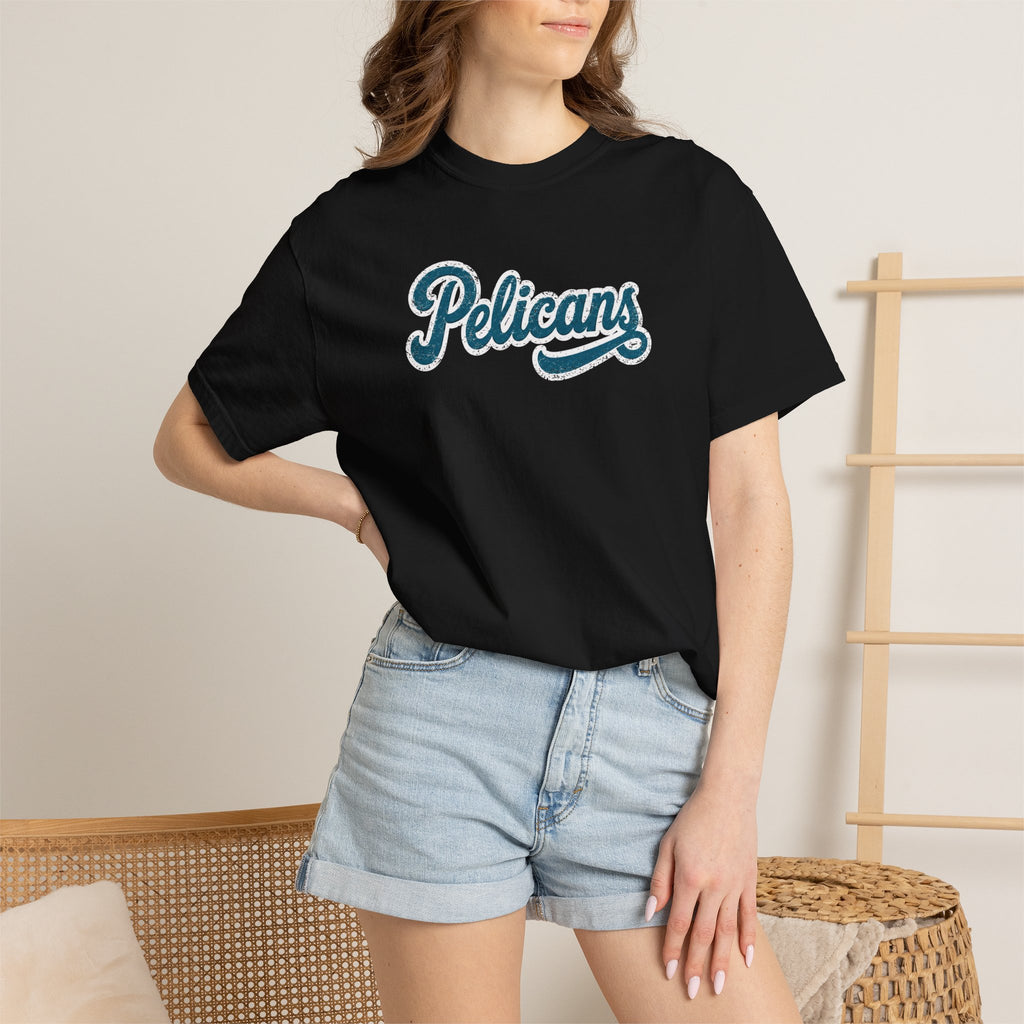 Pelicans Script CC Regular Length Tee