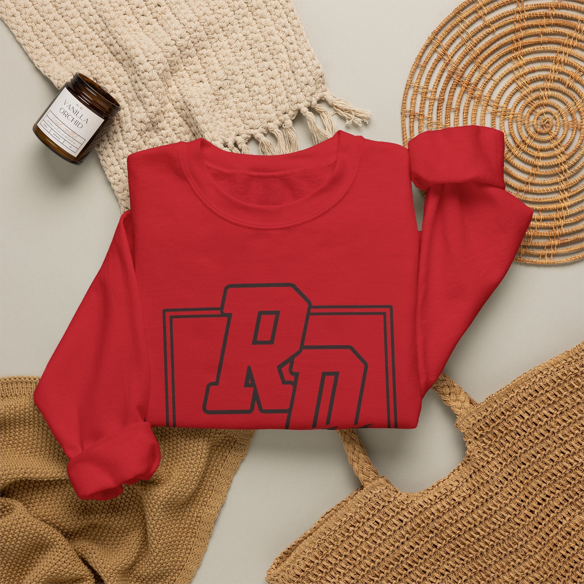 RD Elite Crewneck Sweatshirt — Athletic Vintage Logo Pullover