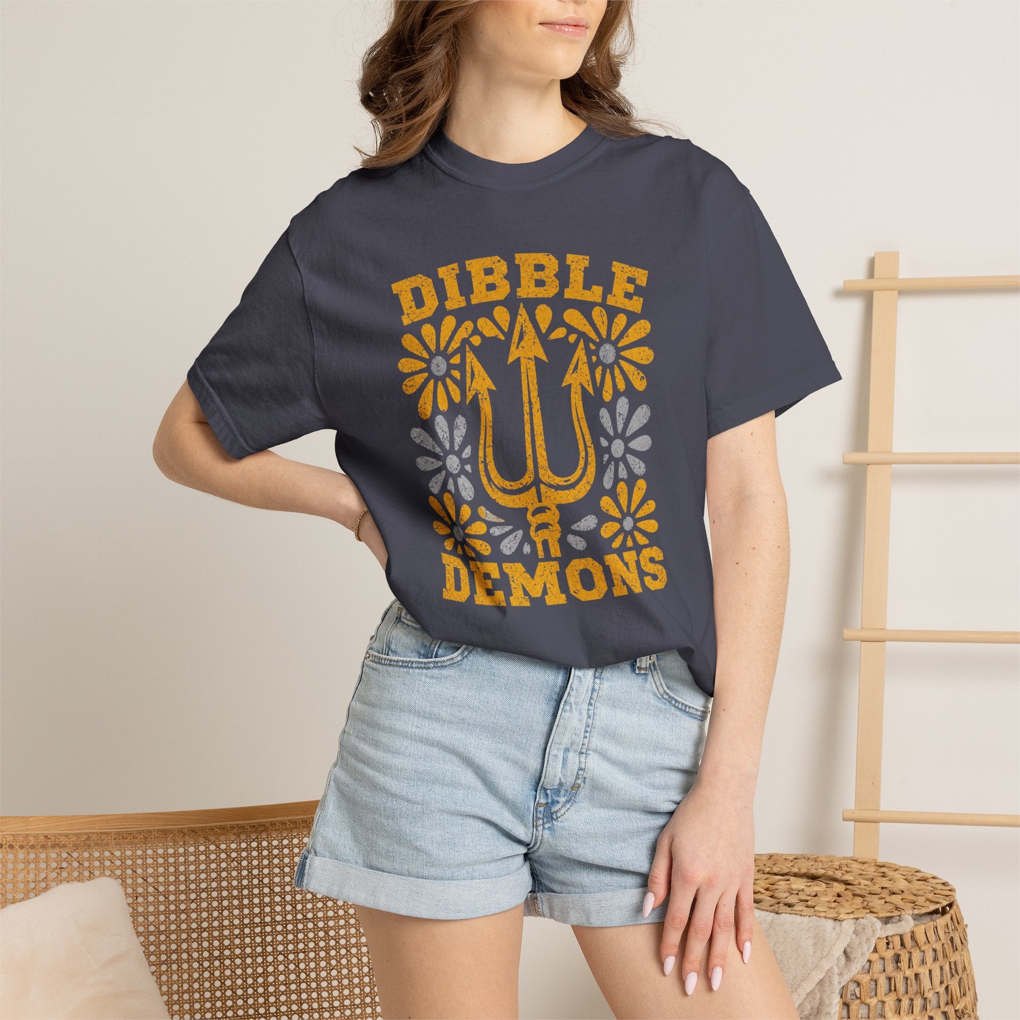 Dibble Demons Floral Trident T-Shirt