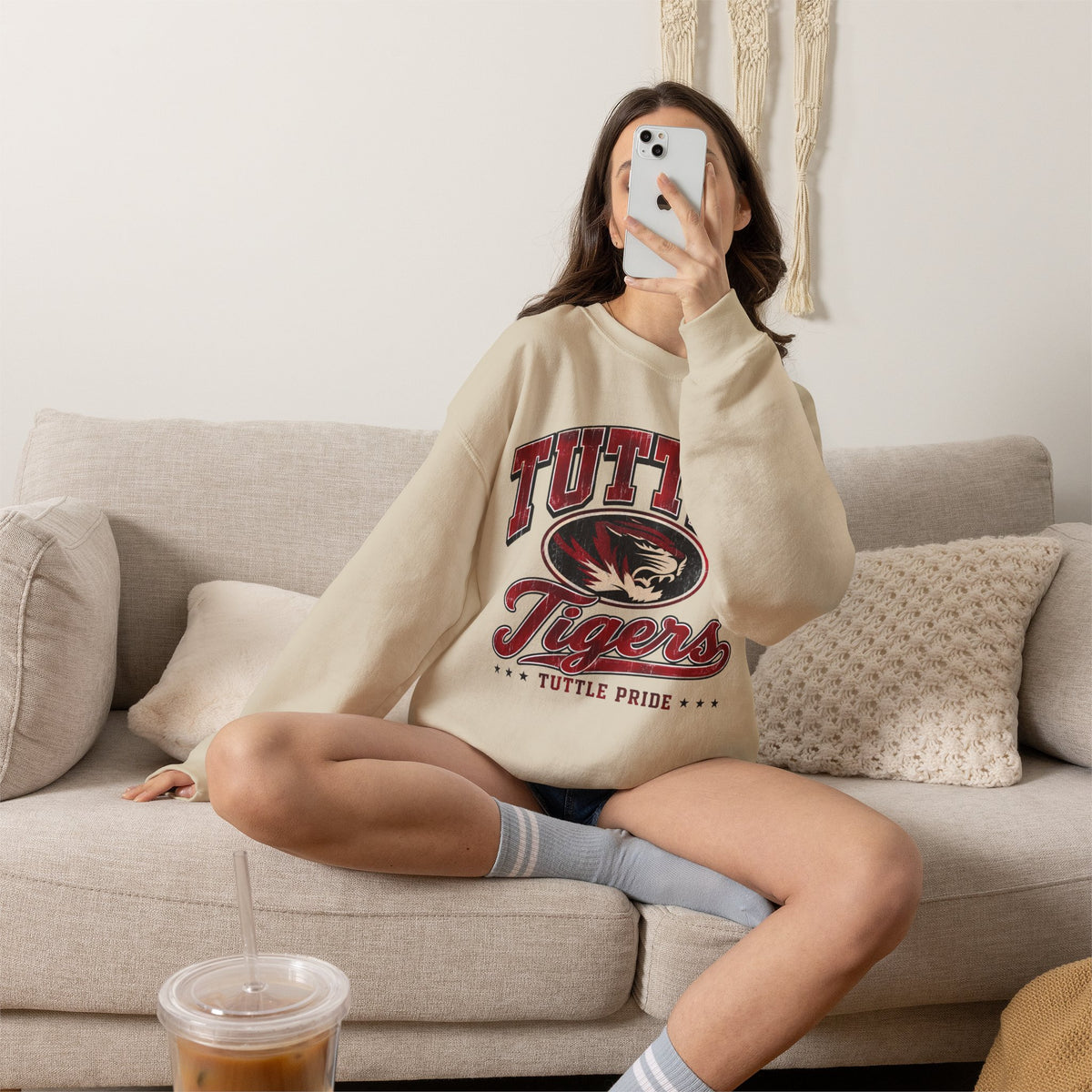 Tuttle Tigers Crewneck Sweatshirt