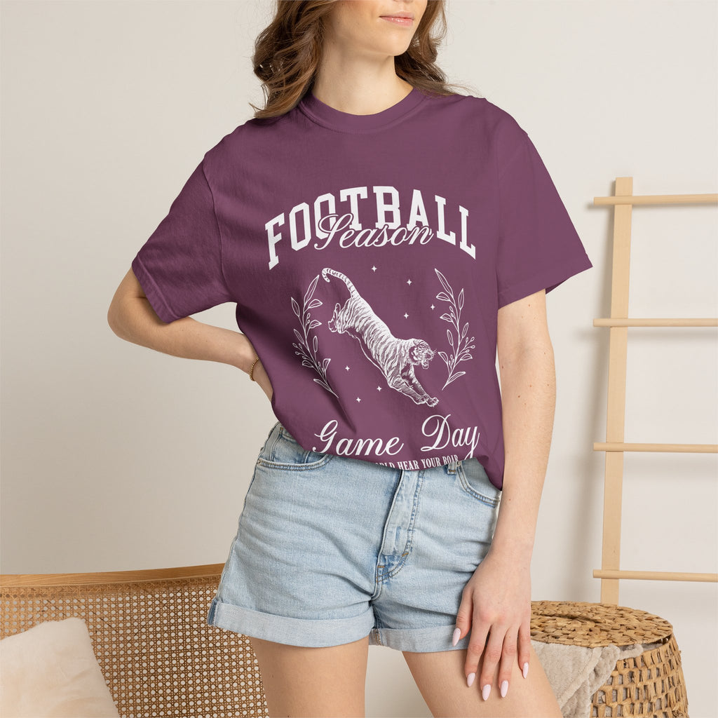 Football Season Game Day T-Shirt — Vintage Tiger Tailgate Tee