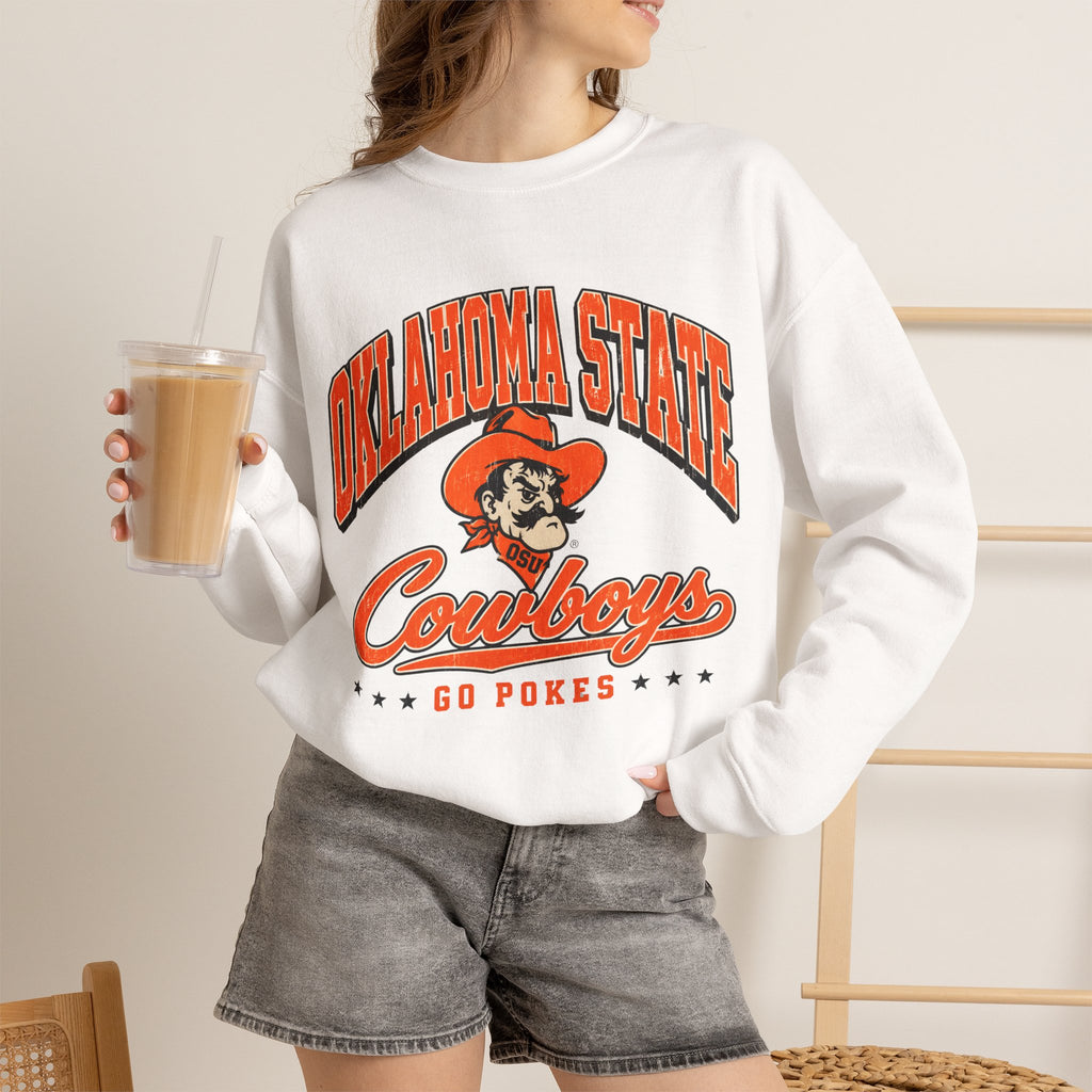 Oklahoma State Cowboys Crewneck Sweatshirt – Vintage Logo