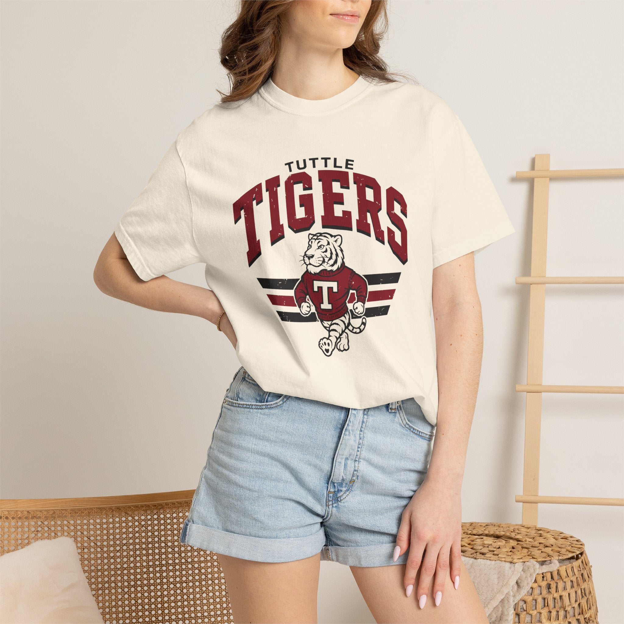 Tigers Mascot T-Shirt — Tuttle School Spirit Tee