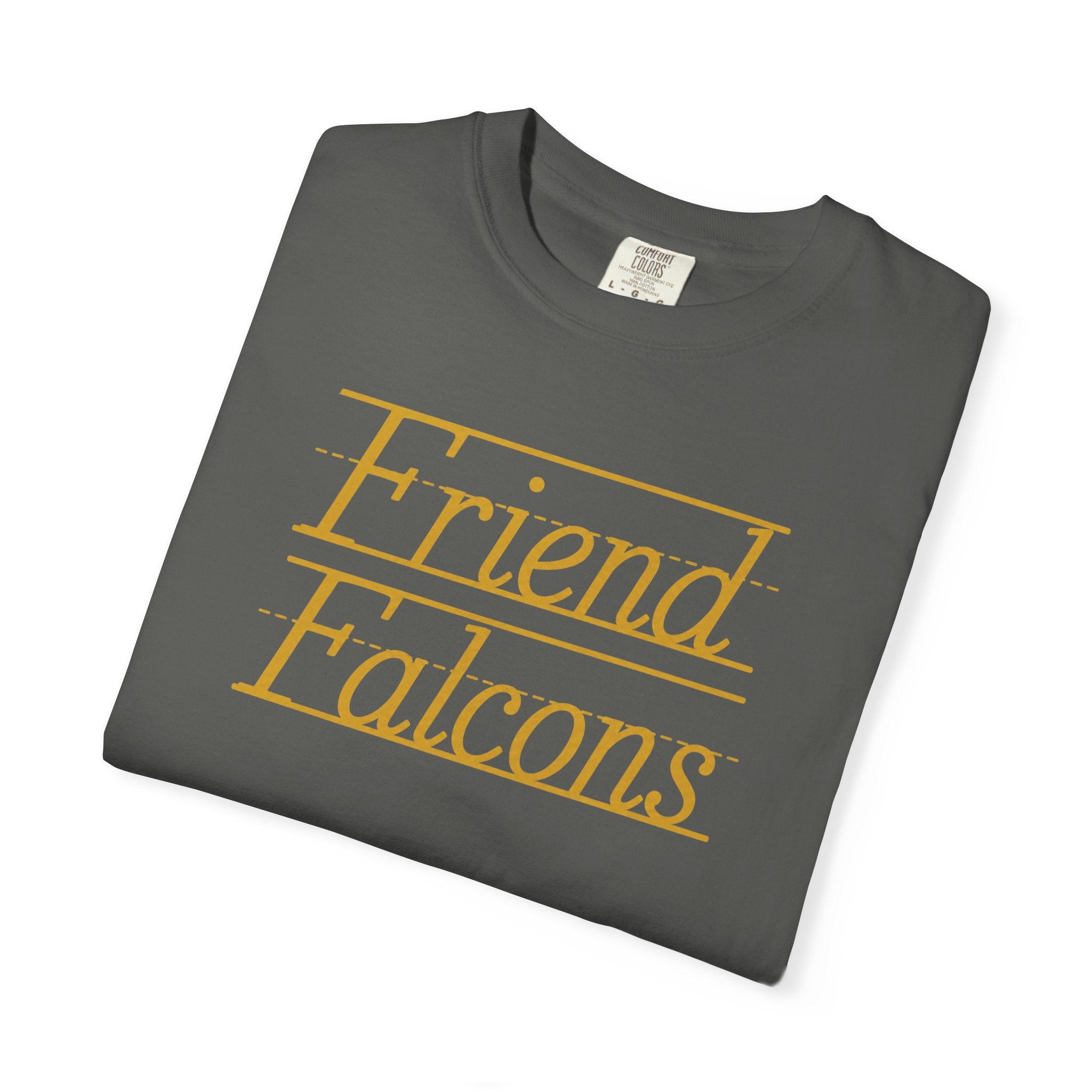 Friend Falcons T-Shirt — Vintage Script School Spirit Tee