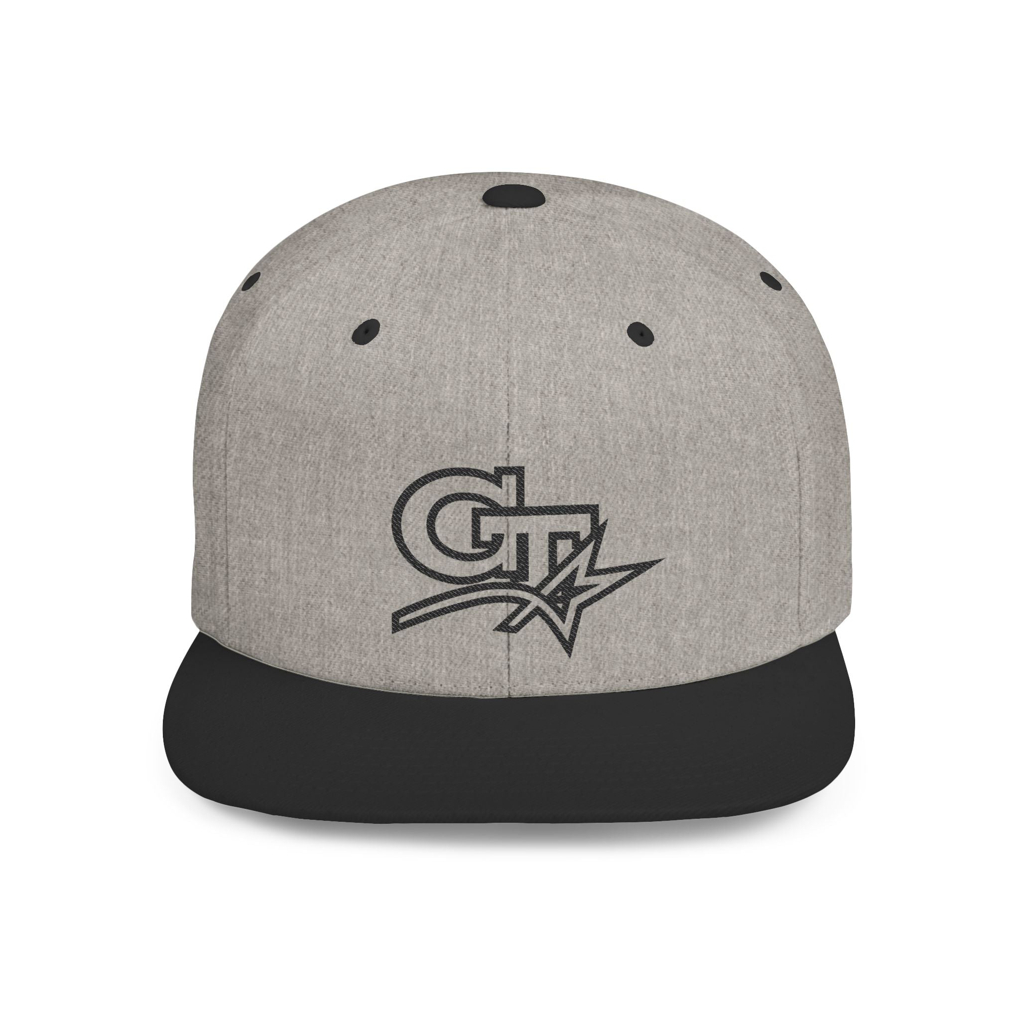 Flat Bill Snapback Hat — GT Futures Embroidered Logo