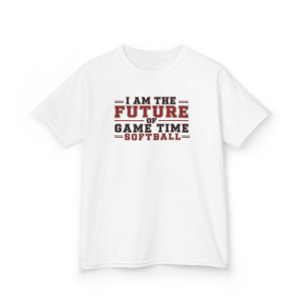 I Am the Future of Game Time Softball Kids Tee