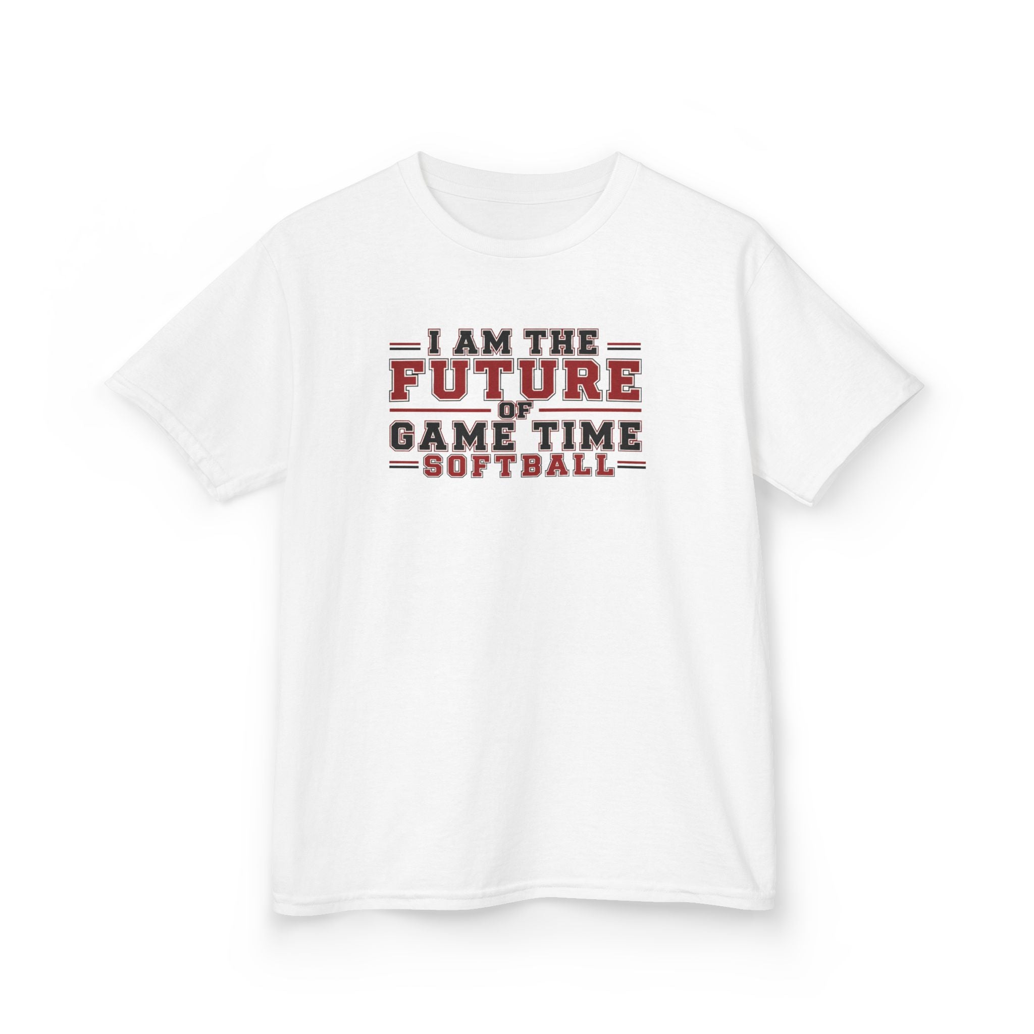I Am the Future of Game Time Softball Kids Tee