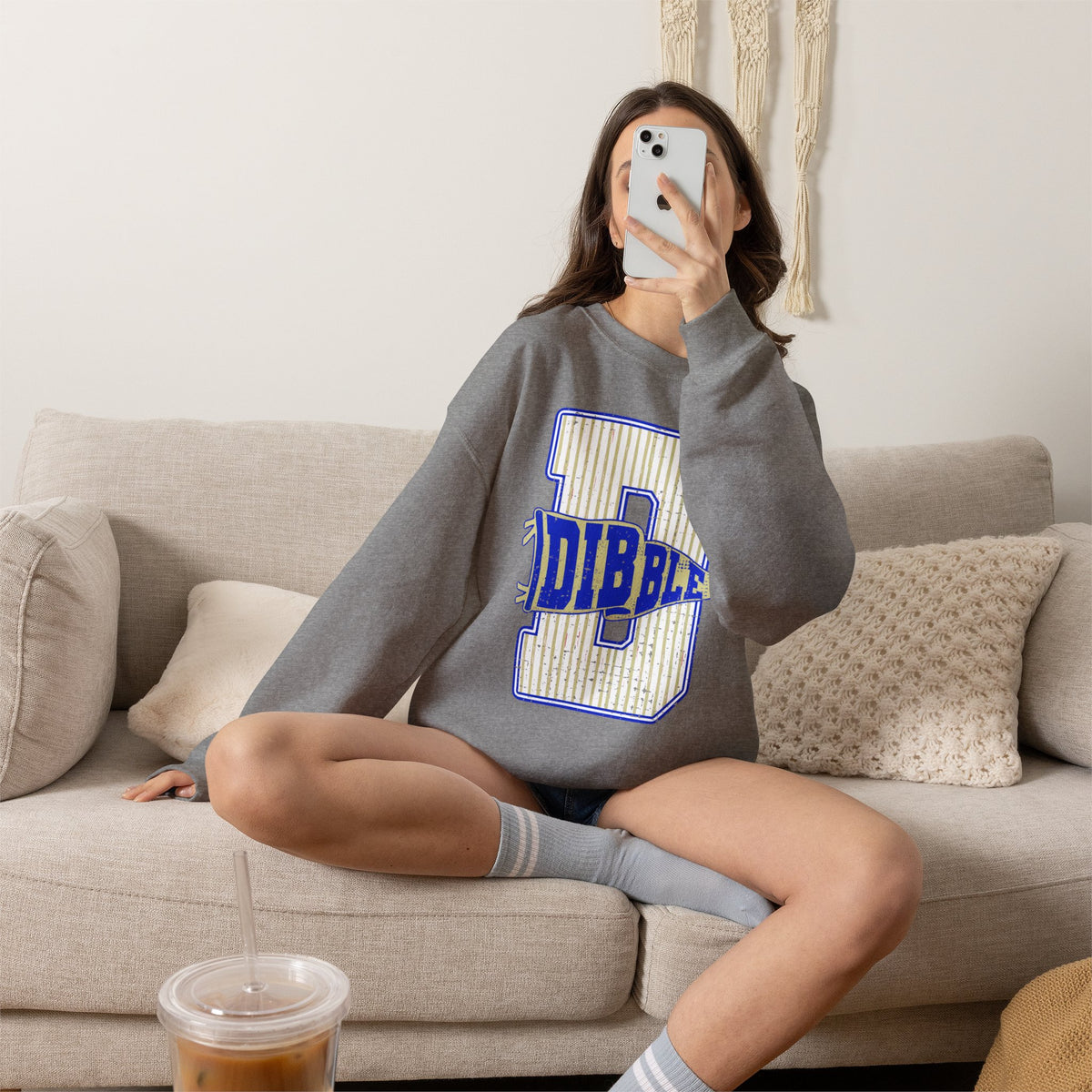 Dibble Varsity Letter Crewneck Sweatshirt