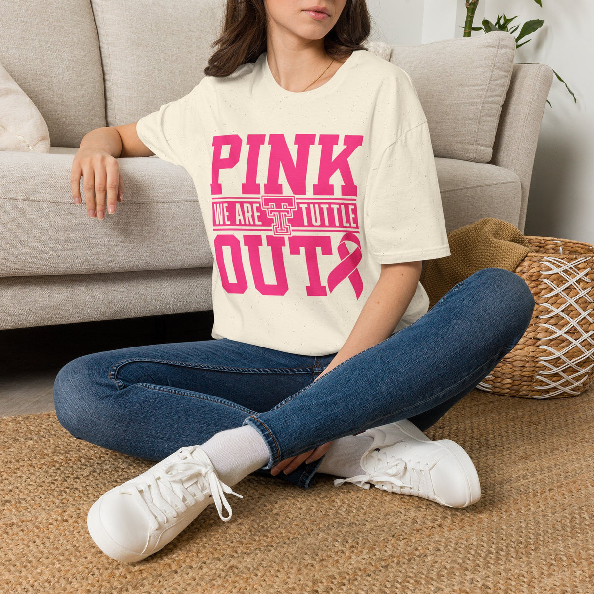We Are Tuttle Pink Out T-Shirt — Adult Gildan