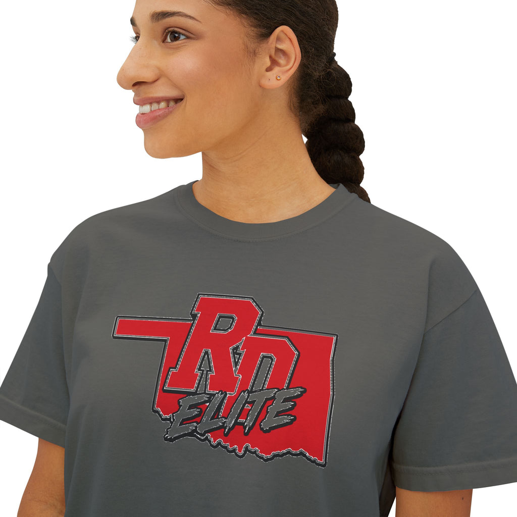RD Elite Oklahoma Outline Women's Boxy Tee