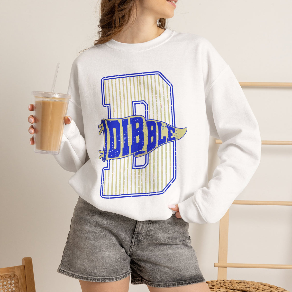 Dibble Varsity Letter Crewneck Sweatshirt