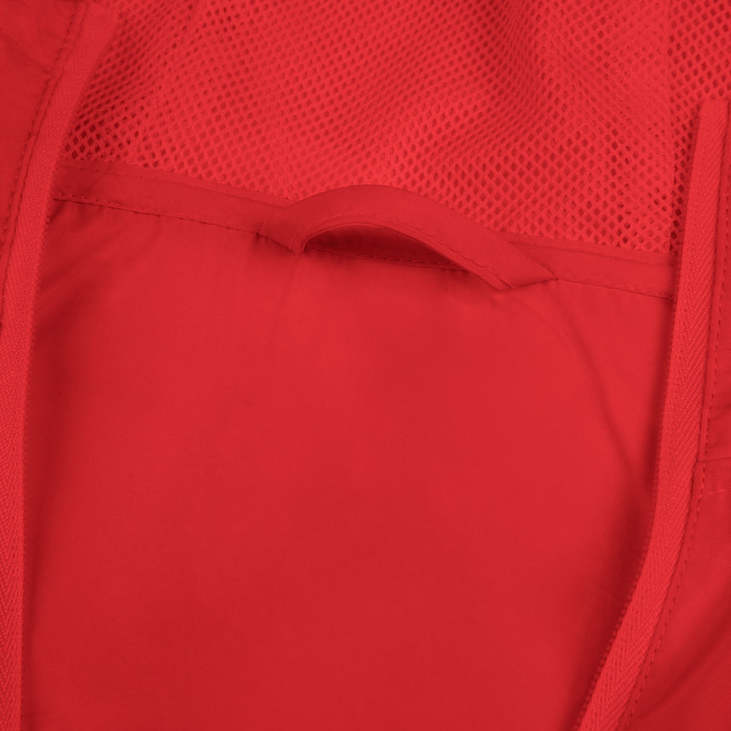 GT Windbreaker Jacket — White Lightweight Full‑Zip Hoodie