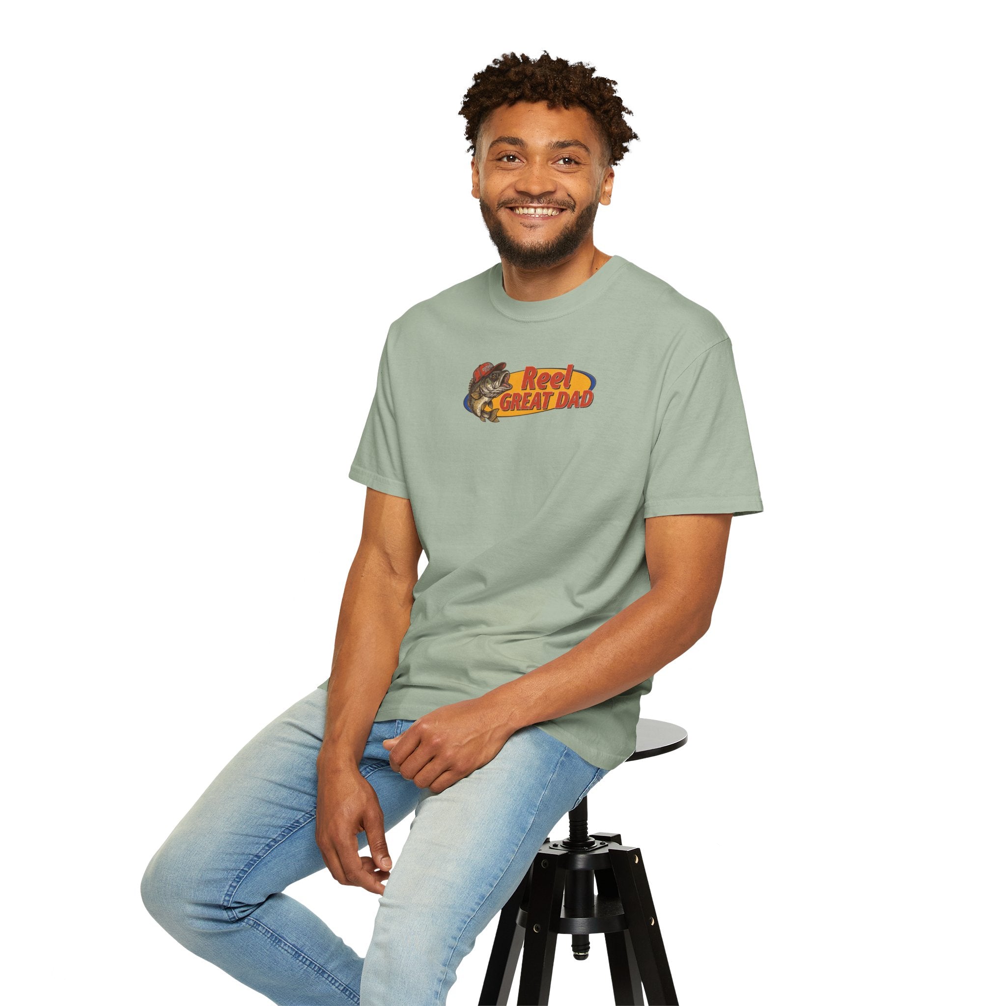 Reel Great Dad T‑Shirt — Fishing Dad Graphic Tee