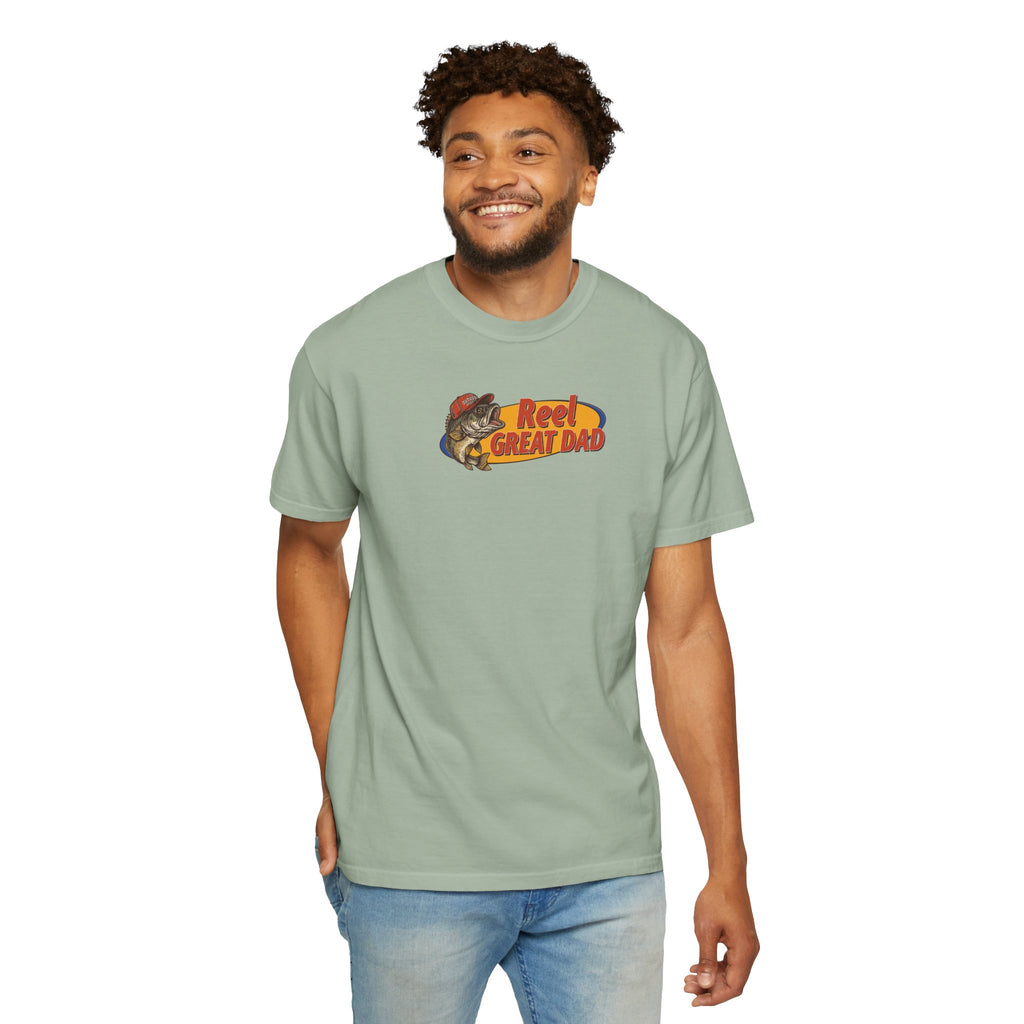 Reel Great Dad T‑Shirt — Fishing Dad Graphic Tee