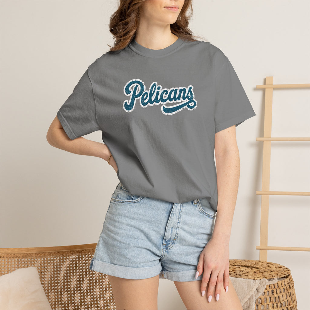 Pelicans Script CC Regular Length Tee