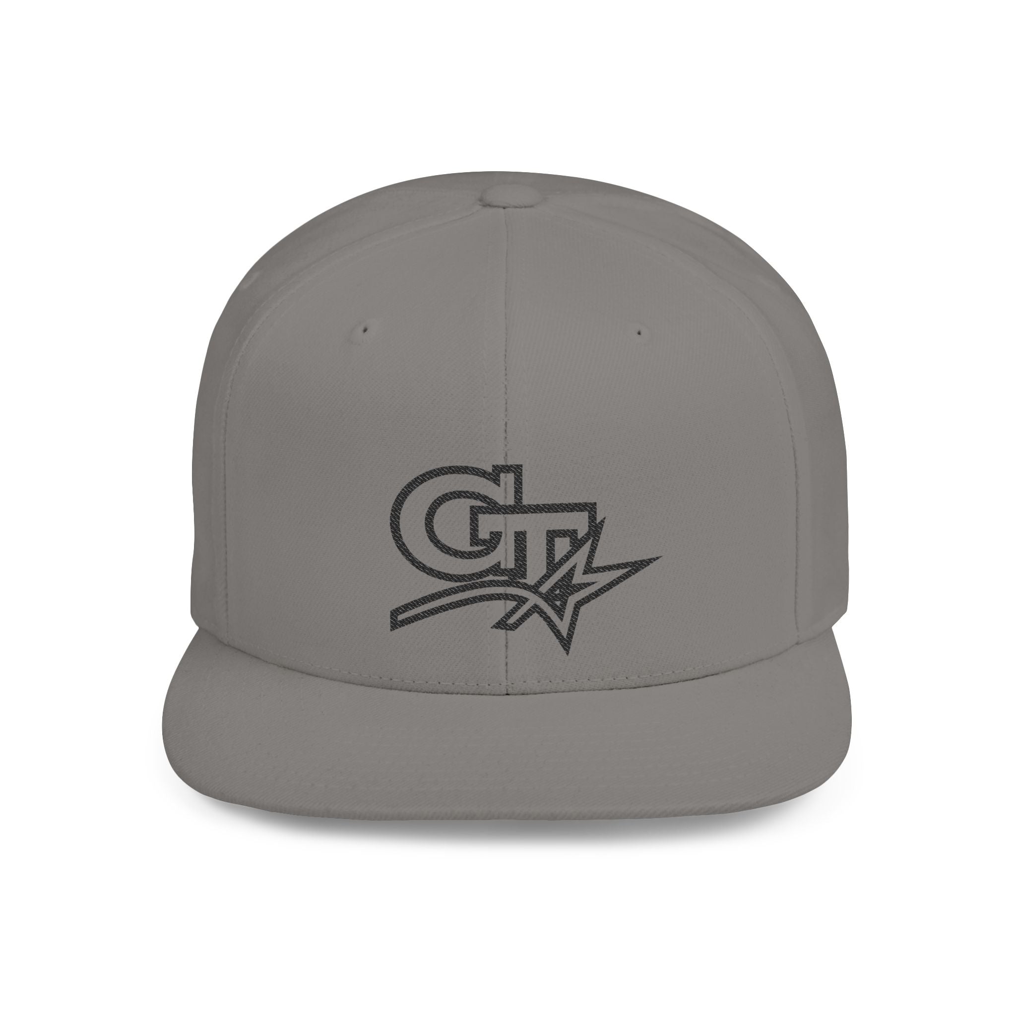 Flat Bill Snapback Hat — GT Futures Embroidered Logo