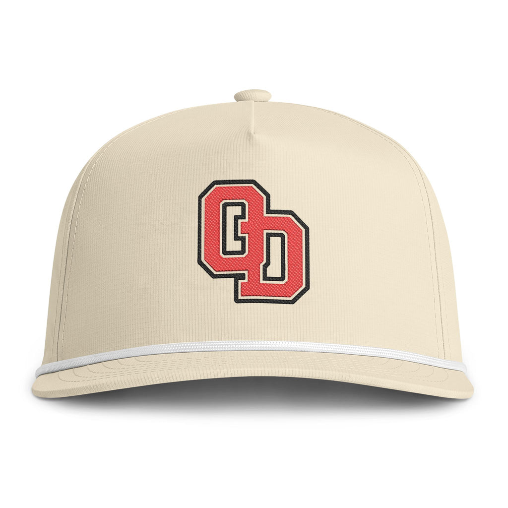 OD Softball Embroidered Rope-Trim Baseball Hat