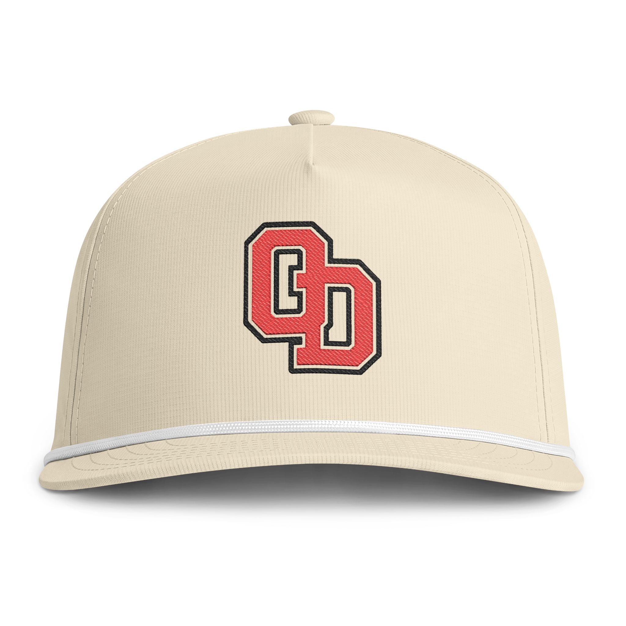 OD Softball Embroidered Rope-Trim Baseball Hat